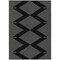 Homeroots 3' X 5' Black And Ivory Geometric Washable Indoor Outdoor Area Rug 598532 - alternate 8