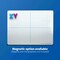 Flipside 9" x 12" Magnetic, XY Axis, Two-Sided, Dry Erase Learning Mat - 24 Pack 11202 - alternate 6