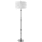 Jonathan Y Ralph 60" Metal/Glass Floor Lamp, Polished Nickel/Clear JYL3058A - alternate 8