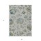 Homeroots 3' X 5' Taupe Navy Blue And Denim Blue Floral Washable Indoor Outdoor Area Rug 589506 - alternate 8