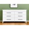 Homeroots 59" White Six Drawer Double Dresser 403749 - alternate 3