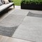 Homeroots 5' X 8' Taupe Beige And Gray Abstract Washable Indoor Outdoor Area Rug 582909 - alternate 1
