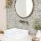 Apollo Tile Gray White 10.8 in x 11.5 in Glass, Ceramic Glossy Floor and Wall Mosaic Tile 8.63 sqft/case, 10PK APLAHX8803A - alternate 11