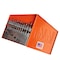 Knkut 13 Piece Mechanics Length Step Point Drill Bit Set 1/16 In.-1/4 In. By 64Ths 13KK10 - alternate 2