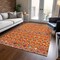Homeroots 5' X 8' Orange Blue And Purple Geometric Washable Indoor Outdoor Area Rug 612209 - alternate 6