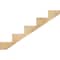 Kitzmans 5-Step Pressure Treated Precut Stair Stringer 1525 - alternate 1