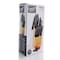 Gibson Home Dorain 14 Piece Stainless Steel Cutlery Set in Black with Wood Block 127769.14 - alternate 5