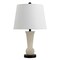 Jonathan Y Eliza 23" Transitional Modern Alabaster/Metal LED Table Lamp, Natural/Black JYL5021B - alternate 8