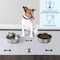 Petmaker Set of 2 Stainless Steel Dog Bowls 64oz Double Wall Insulated Non Slip Metal for Medium-Large Pets PET6428 - alternate 8