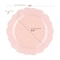 Smarty Had A Party Pearl Pink Round Lotus Plastic Dinnerware Value Set, 240PK 8850-PNKVP-CASE - alternate 7