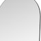 Homeroots 67" Black Metal Arch Freestanding and Wall Mount Framed Full Length Mirror 691640 - alternate 3