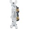 Leviton Residential Grade 15 Amp Toggle Single Pole Grounded Switch Wht, 10PK M24-1451-2WM - alternate 3