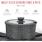 Bakken-Swiss Bakken 15-Piece Non-Stick Cookware Set with Detachable Handles, Stackable, Oven and Dishwasher Safe BKCWSTK15DKG - alternate 5