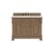 James Martin Vanities Brookfield 48" Single Vanity, Pecan, w/ 3 CM Siberian Silestone Top w/FreePower Wireless Charger 547-V48-PCN-FSFR - alternate 1