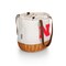 Picnic Time Family Of Brands NCAA Nebraska Cornhuskers Coronado Canvas and Willow Basket Tote - Picnic Bag 203-00-187-404-0 - alternate 2