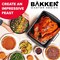 Bakken- Swiss BAKKEN 17x13in. Nonstick Roasting Pan with Rack, Carbon Steel, Oven Safe, 450 DegF, Gray Marble BKTURKYP4 - alternate 5