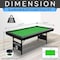 Serenelife 6-Ft Folding Pool Table SLPLTB76 - alternate 4