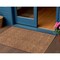 Homeroots 3' X 5' Orange And Ivory Geometric Washable Indoor Outdoor Area Rug 613572 - alternate 1