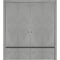 Sartodoors Sliding Closet Double Bi-fold Doors, Planum 0012 Concrete and Aluminum Strips, Sturdy Tracks Moldin PLANUM0012DBF-BTN-96 x 80 (4* 24x80) - alternate 1