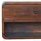 Homeroots 22" Brown Solid Wood One Drawer Floating Nightstand 712841 - alternate 9