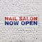 Signmission Nail Salon Now Open, 48 Inch x 120 Inch, Vinyl Banner B-120-30748 - alternate 4
