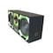 Deejay Led Loaded Box w/Two Despacito Heavy Duty 10-in Woofers One Horn and w/Two Bullet Tweeters GREEN TBH10GREEN - alternate 5