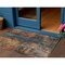 Homeroots 3' X 5' Blue Copper And Brown Abstract Washable Indoor Outdoor Area Rug 606056 - alternate 1