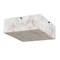 Jonathan Y Giulia 13" 2-Light Modern Contemporary Alabaster/Iron Square LED Flush Mount, White Marbling/Black JYL1201B - alternate 7