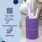 Happimess Cecil Modern 4.13-Gallon Faux Wicker Cylinder Waste Basket, Purple/White HPM1100E - alternate 7