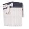 Homeroots 14" X 17.5" X 19.5" White blue rectangular willow Basket Set Of 5, 5PK 364162 - alternate 1