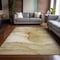 Homeroots 10' X 14' Beige Abstract Washable Non Skid Indoor Outdoor Area Rug 559729 - alternate 4