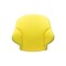 Uni Pro Backrest Cushion Fits 136 or Grammer 5X1 Seat Yellow Vinyl 8652 - alternate 6