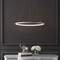 Jonathan Y Brice 23.75" Modern Contemporary Metal Round Dimmable Integrated LED Pendant, Matte White JYL7203I - alternate 8