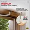 M-D Building Products Building Products 81'' Premium Rubber PLATINUM Top & Sides Door Seal for Doors W/ Kerf/Channel Beige 43348 - alternate 5