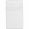 Brady Vertical Clear Vinyl Holder - 5" x 2.93" - Vinyl - 100 / Pack - Clear 1840-5150 - alternate 1