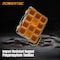 Powertec Small Parts Tool Box 2PK - 10 Compartments, IP65 Water, Stackable & Interlocking, Removable, 2PK 72365-P2 - alternate 7
