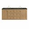 James Martin Vanities Laurent 60" Double Vanity, Light Natural Oak, w/ 3 CM Phantome Eclos Top 545-V60D-LNO-3PHT - alternate 7