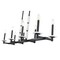 Z-Lite Kaden 8-Light Linear Chandelier, 12 in W, Matte Black 3045-8L-MB - alternate 5