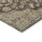 Homeroots 8' Chocolate Beige And Gray Round Oriental Washable Indoor Outdoor Area Rug 605237 - alternate 7