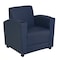 Regency Nova Tablet Arm Chair- Navy Blue/Noble Oak 7701NSNOBE - alternate 6