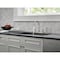Delta Windemere Series Kitchen Faucet with Side Sprayer, 18 gpm, 2Faucet Handle, Plastic 21996LF-SS - alternate 5