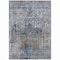 Homeroots 10' X 14' Blue And Gray Floral Washable Indoor Outdoor Area Rug 605078 - alternate 4