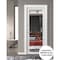 Sartodoors Solid Interior French, Lucia 1299 White Silk with Mirror, Single Regular Panel Frame Trims Handle LUCIA1299ID-WS-2484 - alternate 4