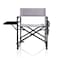 Picnic Time Family Of Brands Sports Chair, Gray with Black Accents 809-00-105-000-0 - alternate 5