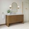 James Martin Vanities Hudson 60" Single Vanity, Honey Oak w/ 3 CM Ethereal Noctis Silestone Top 435-V60S-HNO-3ENC - alternate 6
