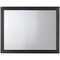 Homeroots 36" Black Wood Dresser Mount Framed Mirror 374223 - alternate 1