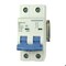 Automation Systems Interconnect 10 Amp, 2 Pole, 480Vac, 125Vdc, Trip Curve: D, DIN Rail Mount-Miniature Circuit Breaker, UL1077 NDB2-63D10-2 - alternate 1