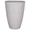 L&G 21.9 in. H X 16 in. D Polyresin Speckle Tall Planter White PVC2016SWI - alternate 1