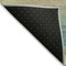 Homeroots 9' X 12' Artichoke Green Peach And Teal Blue Striped Washable Indoor Outdoor Area Rug 631195 - alternate 5