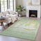 Homeroots 9' X 12' Green And Gold Nautical Washable Indoor Outdoor Area Rug 631039 - alternate 7